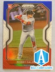 2021 Prizm Bobby Dalbec #64 RED WHITE BLUE Prizm RC-Red Sox